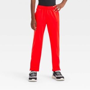 Solid pull-on track joggers